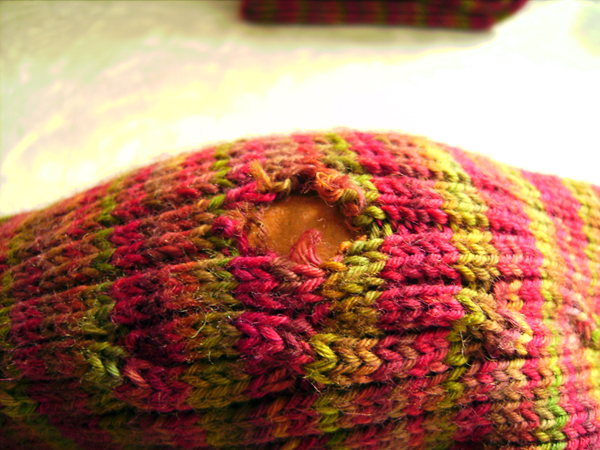 Stopfen…  knit two, purl two